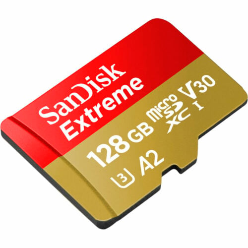 Sandisk 16-(SDSQXAA-128G-GN6MN) MicroSDXC Extreme 128GB U3 V30 A2 (R190W90)