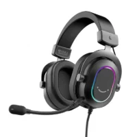 FIFINE H6 USB Headset with 24-Bit, 7.1 Surround Sound, EQ Modes, RGB, Volume & Mute Control, Detechable Mic