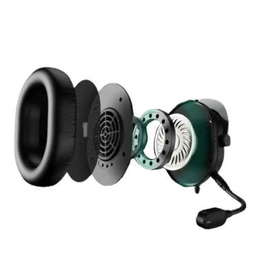 FIFINE H6 USB Headset with 24-Bit, 7.1 Surround Sound, EQ Modes, RGB, Volume & Mute Control, Detechable Mic