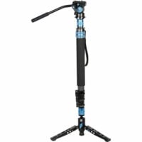 Sirui P-424FS 4-Section Carbon Fiber Monopod with VA-5 Compact Video Head