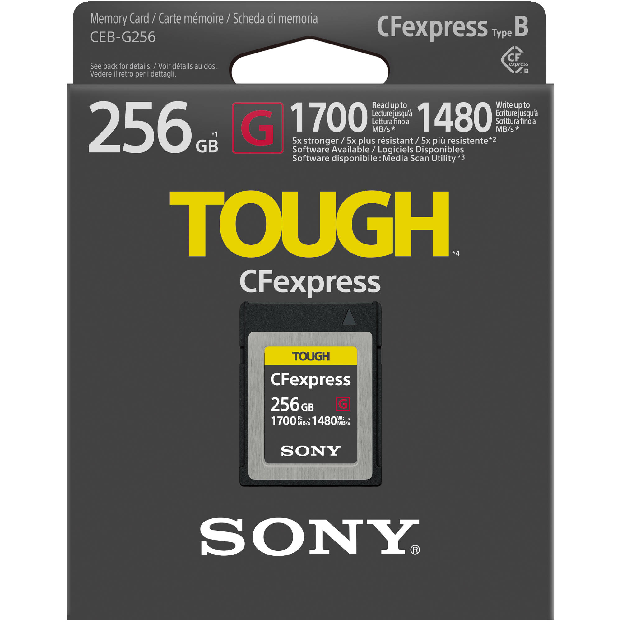 Sony 256GB CFexpress Type B TOUGH Memory Card (ประกันศูนย์) ราคา