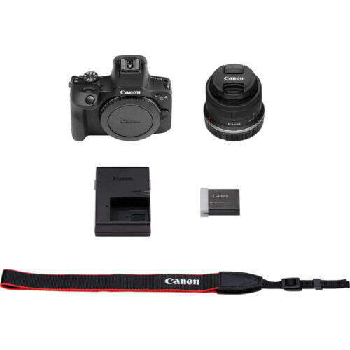 Canon EOS R100 Mirrorless Camera with 18-45mm