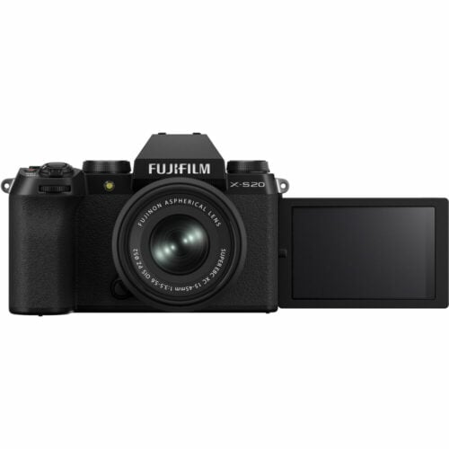 Fujifilm X-S20 Mirrorless Camera with 15-45mm Lens Black