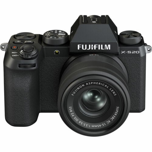 Fujifilm X-S20 Mirrorless Camera with 15-45mm Lens Black