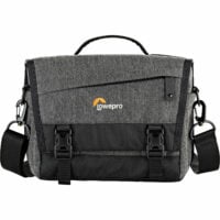 Lowepro M-Trekker SH150 Shoulder Bag Black Cordura LP37161 เหมาะสำหรับกล้องขนาดเล็ก ชุดถ่ายวีดีโอมือถือ ขาตั้ง GorillaPod, มีช่องแยกเก็บ Memory card และ Tablet หรือ Ipad Mini กระเป๋าด้านหน้ามีช่องใส่ฝาครอบเลนส์, กุญแจและของใช้ส่วนตัว กระเป๋าซิปด้านหลังสามารถหนังสือเดินทางและของมีค่าเพื่อปกป้องของหาย สายสะพายไหล่แบบถอดได้สามาถปรับสายได้ตามต้องการ เนื้อผ้า Canvex ™ ที่ทอละเอียดและผ้า Black Cordura® ที่มีความทนทานเป็นพิเศษ น้ำหนัก 0.379 กิโลกรัม ขนาดภายใน 26 x 10 x 17 ซม ขนาดภายนอก 28.5 x 13 x 19.5 ซม ขนาดของช่องใส่กล้อง 26 x 10 x 17 ซม กระเป๋าสะพายข้าง m-Trekker SH150 สีดำจาก Lowepro ทำจากผ้า Cordura ความหนา 500D ออกแบบมาเพื่อช่างภาพมืออาชีพที่ใช้อุปกรณ์ขนาดกะทัดรัด ช่องใส่ของหลักมีกันกระแทกเพื่อปกป้องและสามารถใส่กล้องมิลเลอร์เลสพร้อมเลนส์หรือแฟลชเสริม รวมถึงแท็บเล็ตขนาดสูงสุด 10 นิ้วในช่องหลังที่ไว้เฉพาะ ภายในฝาที่ปิดมีถุงเครื่องหมายในภายในเพื่อให้สามารถเข้าถึงการ์ดหน่วยความจำได้ง่าย ภายในมีระบบปิดด้วยซิปและมีขนาด 10.2 x 3.9 x 6.7 นิ้ว ฝาหน้าป้องกันและเชื่อมต่อด้วยคลิปปลดปล่อยสองตัวเพื่อให้ป้องกันสารภาพในสภาพอากาศที่ฝนหรือหิมะตกได้ มีช่องเก็บของด้านหน้าและด้านหลังที่มีซิปเปอร์เพื่อให้สะดวกในการจัดเก็บของประจำวัน เช่น ฝาปิดเลนส์ กุญแจ หรือแม้กระทั่งหนังสือเดินทาง ถุงยืดด้านข้างทั้งสองข้างเหมาะสำหรับใส่อุปกรณ์เล็กๆ เช่น แบตเตอรี่และสายคาด เป็นต้น กระเป๋ายังมีสายสะพายไหล่ที่ถอดออกได้เพื่อให้สะดวกในการพกพาขณะถ่ายภาพและมีหูหิ้วบนส่วนบนของกระเป๋า Made of 500D Cordura fabric, this black m-Trekker SH150 Shoulder Bag from Lowepro is designed for professional photographers working with compact equipment. The main compartment has padded dividers for protection and can hold a mirrorless camera with an extra lens or flash, plus a tablet up to 10" wide in a dedicated back pocket. A mesh pouch inside the lid interior keeps a memory card easily accessable. The interior closes with a zipper and measures 10.2 x 3.9 x 6.7". A secure front flap attaches via two quick release buckles to provide protection against the elements in rain or snow. Exterior zippered pockets on both the front and the back are useful for storing everyday items such as lens caps, keys, or even your passport. Stretch pouches on each side hold small accessories such as batteries and straps. The bag has a detachable shoulder strap for comfortable carrying while shooting as well as an integrated top handle. Shoulder bag made of black Cordura fabric 10.2 x 3.9 x 6.7" zippered main compartment with padded dividers Holds a mirrorless camera plus extra lens or flash, as well as a 10" tablet in a dedicated back pocket Mesh pocket on lid interior for memory card, allows easy access it when needed Front flap with dual buckle closure goes over zipper, helps protect equipment against the elements Exterior zippered pockets on front and back, as well as stretch pouches on each side, for small accessories and everyday items Detachable shoulder strap connects via hooks onto D-rings, offers pad for comfortable fit Integrated top handle for handheld carrying