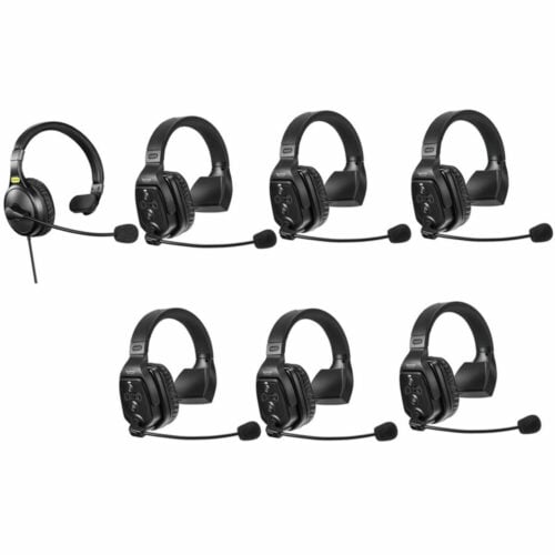 Saramonic WiTalk WT5D 7S Kit Full-Duplex Wireless Intercom System (ประกันศูนย์) 2 Saramonic WiTalk-WT7S 7-Person Full-Duplex Wireless Intercom System with Single-Ear Remote Headsets (1.9 GHz)