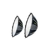 NiceFoto 100cm Quick set up deep beauty dish softbox with grid