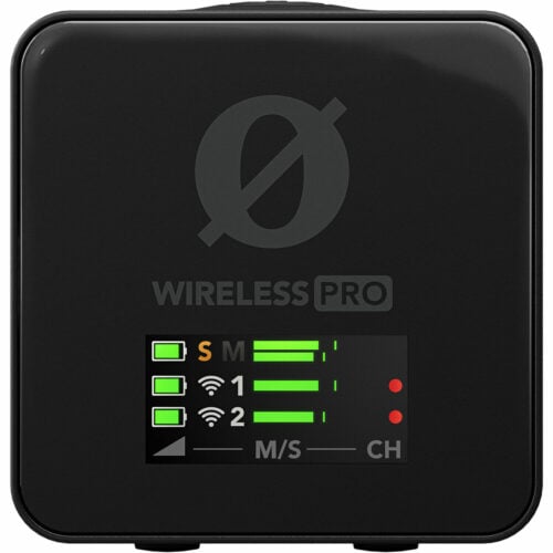 RODE Wireless PRO 2-Person Clip-On Wireless Microphone SystemRecorder with Lavaliers (2.4 GHz)