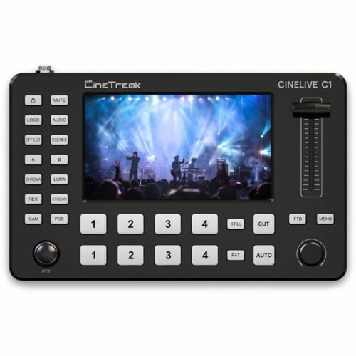 CineTreak CineLive C1 Compact 4-Channel HDMI Streaming Video Switcher with 5 Display (ประกันศูนย์ 1 ปี) 6 CineTreak CineLive CL-C1 Compact 4-Channel HDMI Streaming Video Switcher with 5 Display