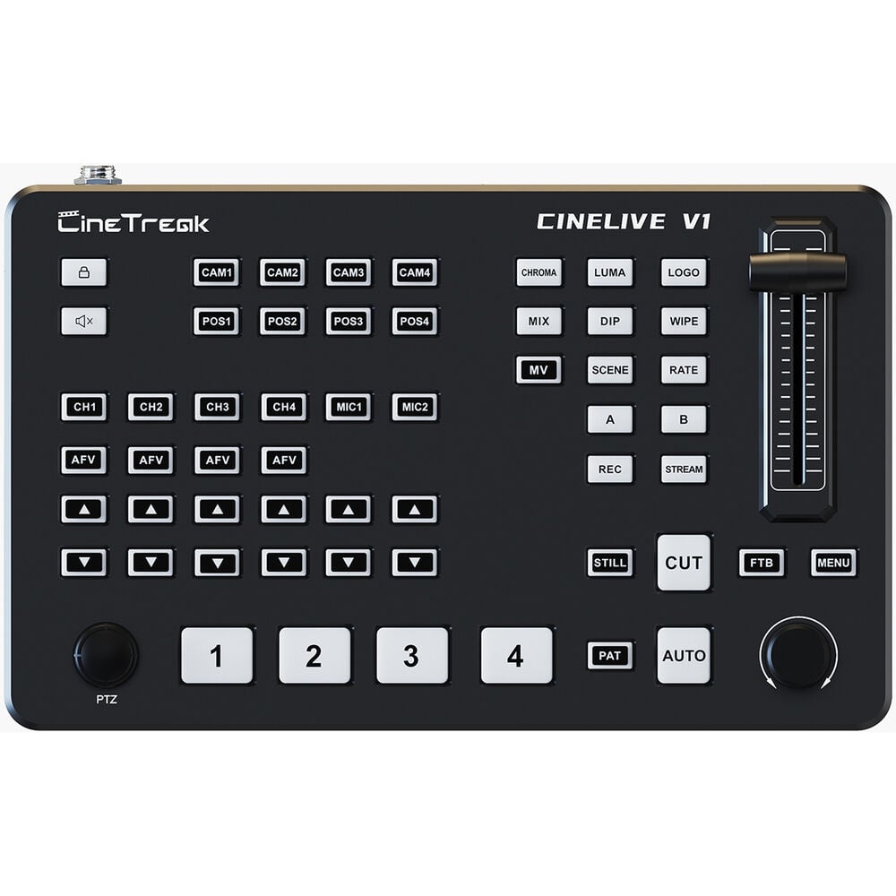 CineTreak CineLive V1 4-Channel HDMI Video Switcher with Vertical Live Streaming (ประกันศูนย์ 1 ปี) 1 CineTreak CineLive V1 4-Channel HDMI Video Switcher with Vertical Live Streaming