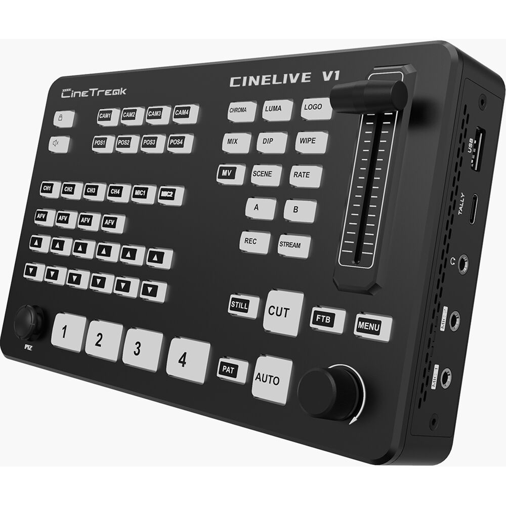 CineTreak CineLive V1 4-Channel HDMI Video Switcher with Vertical Live Streaming (ประกันศูนย์ 1 ปี) 8 CineTreak CineLive V1 4-Channel HDMI Video Switcher with Vertical Live Streaming