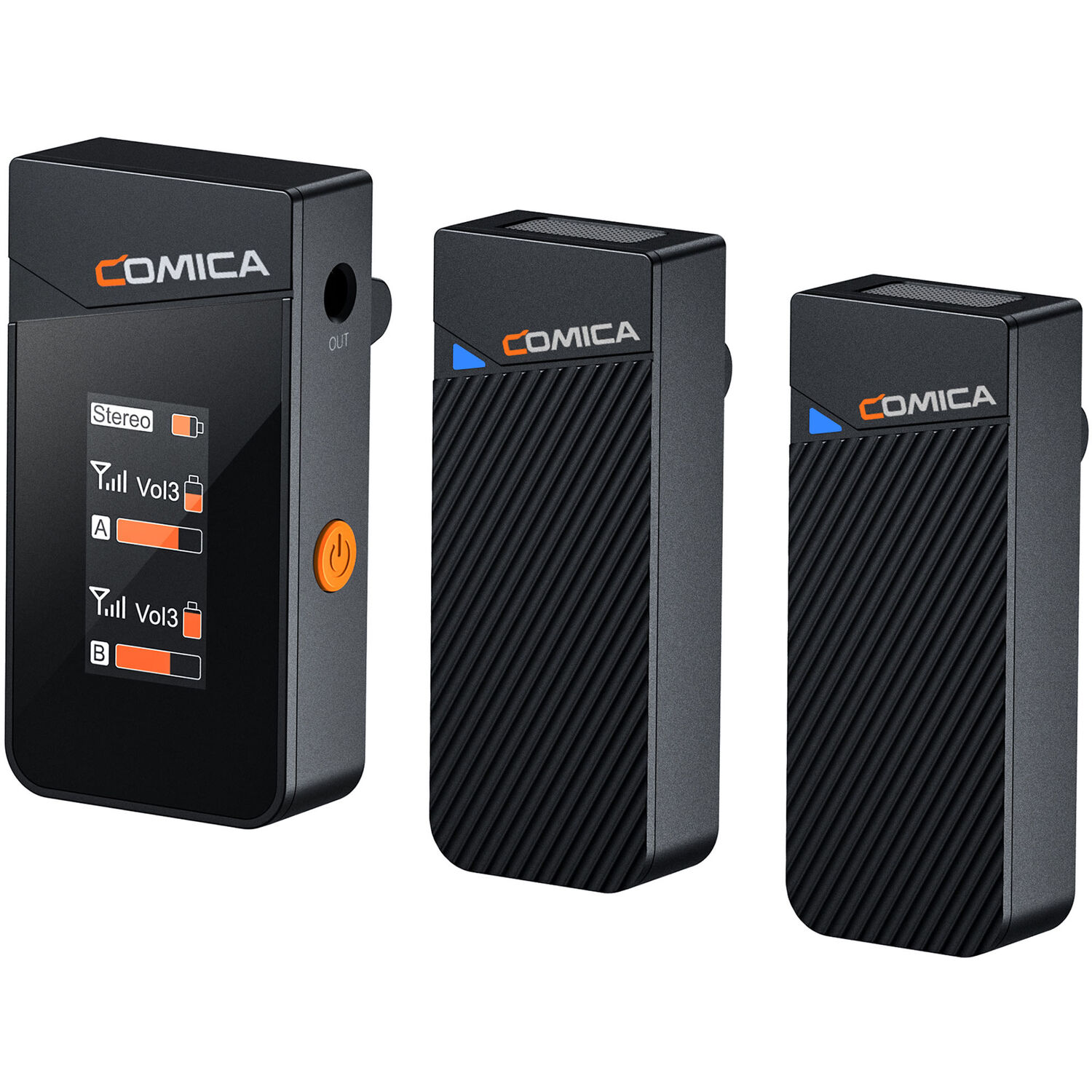 Comica Audio Vimo C2 Mini 2-Person Wireless Microphone System for Cameras and Smartphones with 3.5mm