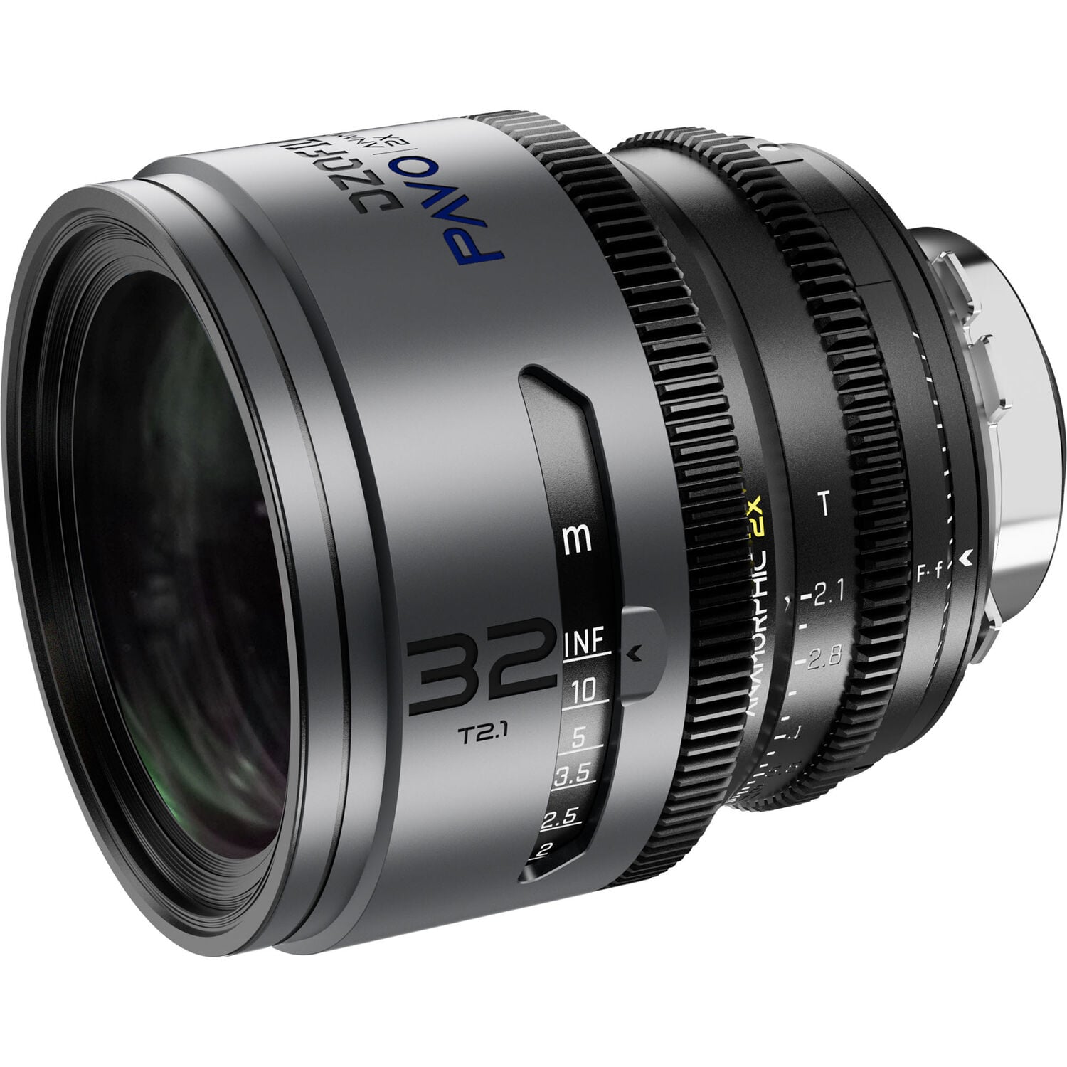DZOFilm PAVO 2x Anamorphic 32mm 55mm T/2.1 & 100mm T/2.4 3-Lens Set Blue Coating, PLEF Mount, Feet (ประกันศูนย์) 25 DZOFilm PAVO 2x Anamorphic 3255 T2.1 & 100mm T2.4 3-Lens Set (Blue Coating, PLEF Mount, Feet)