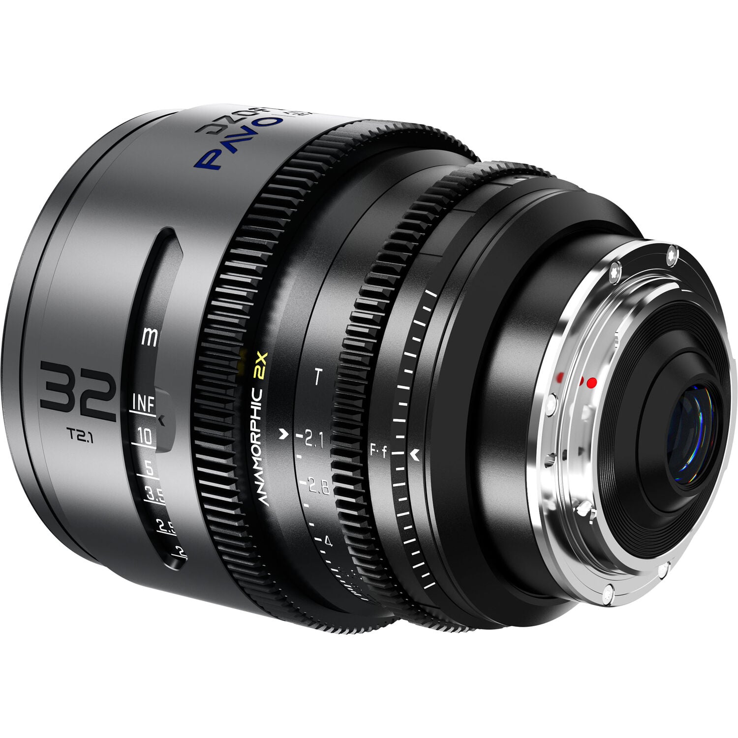 DZOFilm PAVO 2x Anamorphic 32mm 55mm T/2.1 & 100mm T/2.4 3-Lens Set Blue Coating, PLEF Mount, Feet (ประกันศูนย์) 24 DZOFilm PAVO 2x Anamorphic 3255 T2.1 & 100mm T2.4 3-Lens Set (Blue Coating, PLEF Mount, Feet)