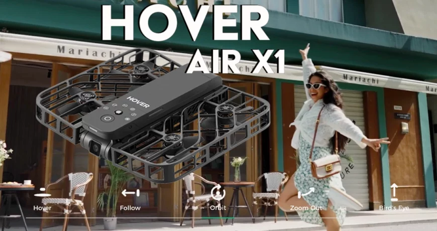 HOVER AIR X1 Selfie Drone ตามติดยิ่งกว่าแฟน ไม่ต้องบังคับ ใช้งานง่าย กับ 5  โหมดถ่ายวีดีโอ Full HD ราคาน่ารัก 13,990 บาท