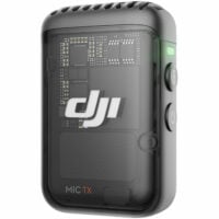 DJI Mic 2 Clip-On TransmitterRecorder with Built-In Microphone 2.4 GHz Shadow Black