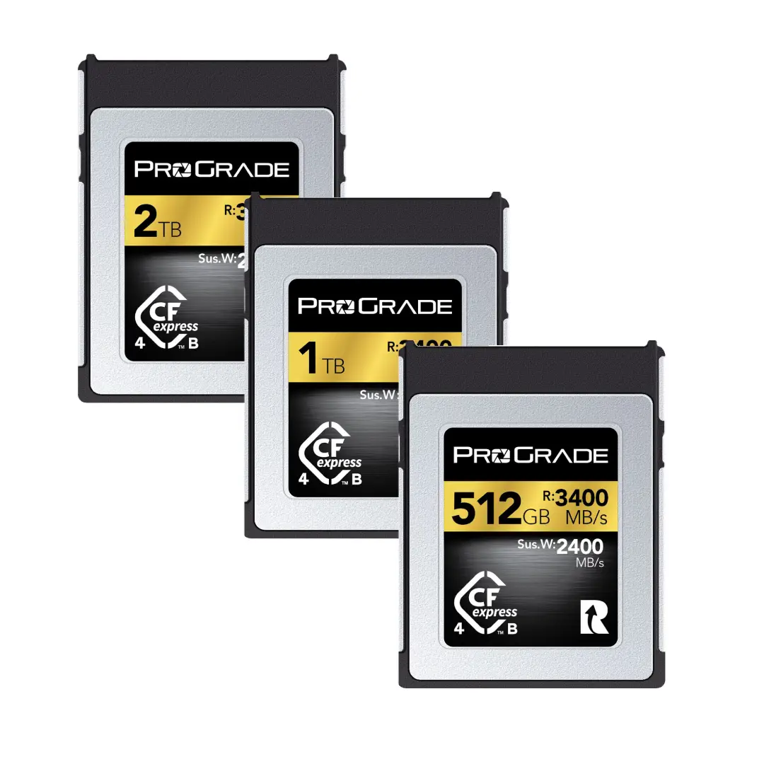 ProGrade Digital CFexpress 4.0 Type B Gold Memory Card 512GB/1TB 