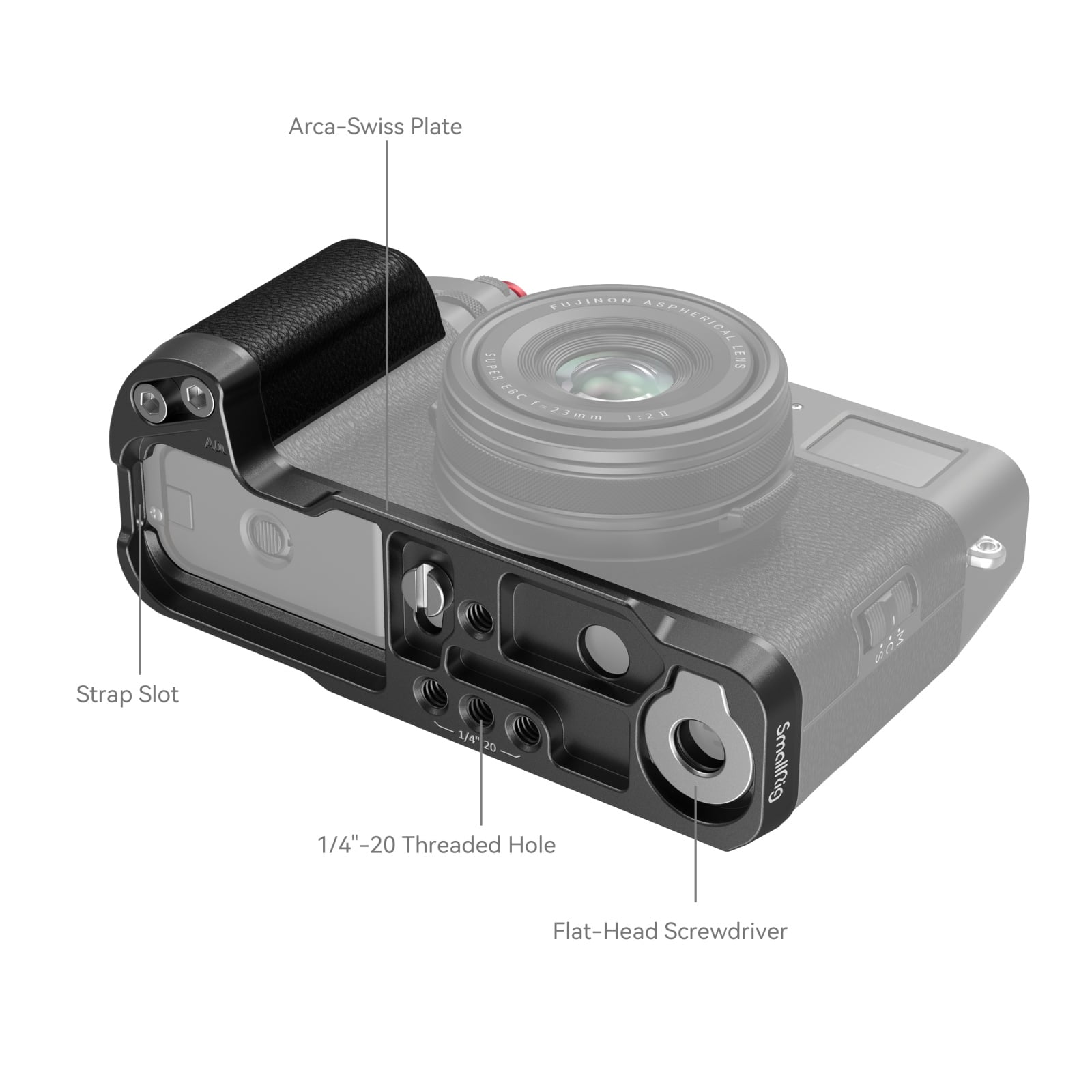 SmallRig L-Shape Grip 4555 / 4556 for FUJIFILM X100VI / X100V 21 SmallRig L-Shape Grip 4555 4556