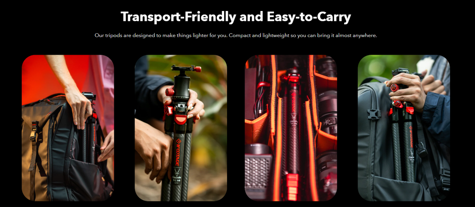 Gazelle TA3B Tripod + Komodo K3 Head Bundle