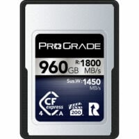 กล้องดิจิตอลประกันศูนย์ เลนส์ อุปกรณ์เสริมกล้อง อุปกรณ์วีดีโอ ไมค์ 195 ProGrade Digital 960GB CFexpress 4.0 Type A Iridium Memory Card