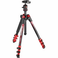 Manfrotto BeFree Color Aluminium Travel Tripod kit RED MKBFRA4RD-BH