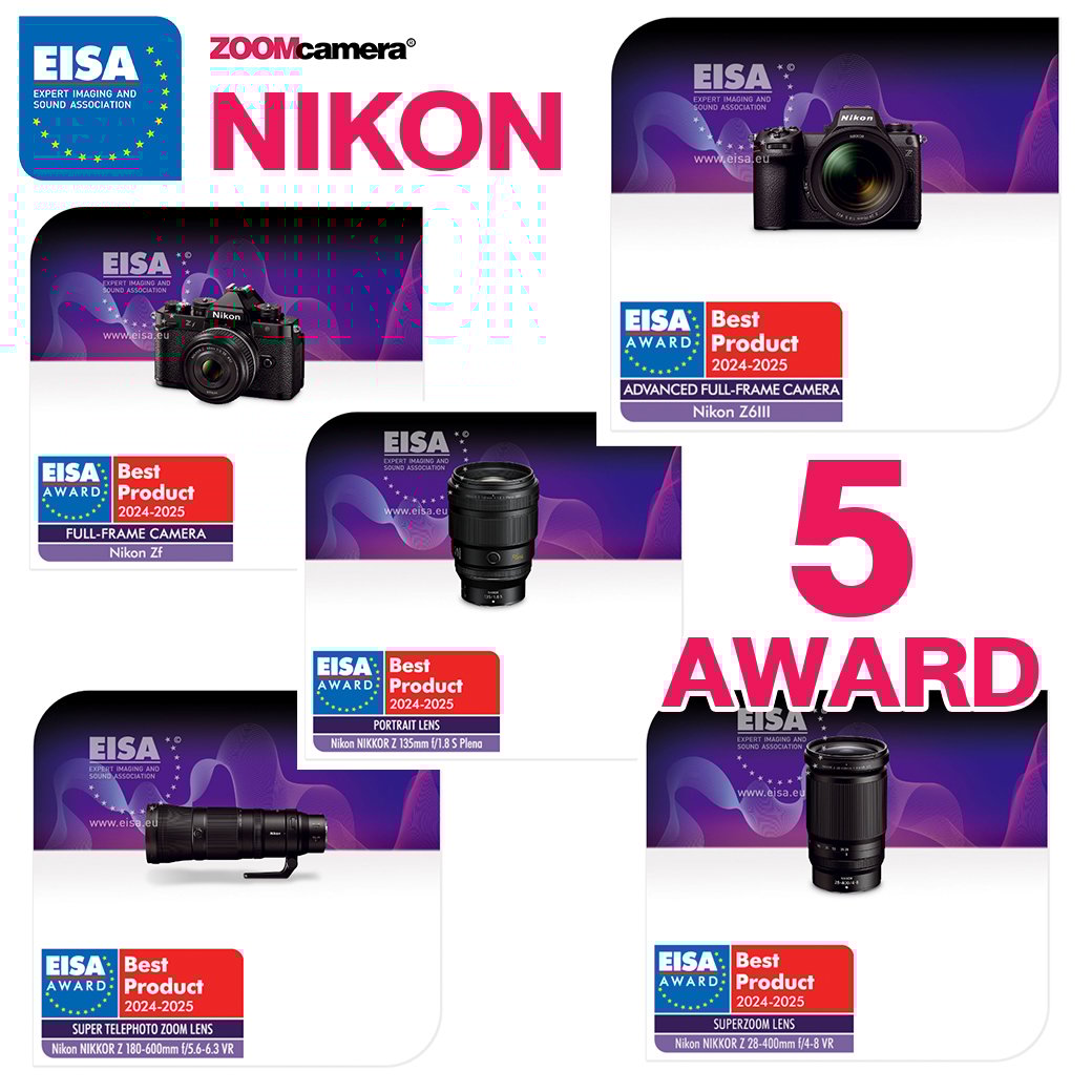 EISA Award 2024-2025 | Nikon & Sony ยืนหนึ่งกวาดรางวัลมากที่สุด ค่ายอื่น ๆ ก็ไม่น้อยหน้ามีติดอันดับเช่นกัน 3 Nikon 5 Award