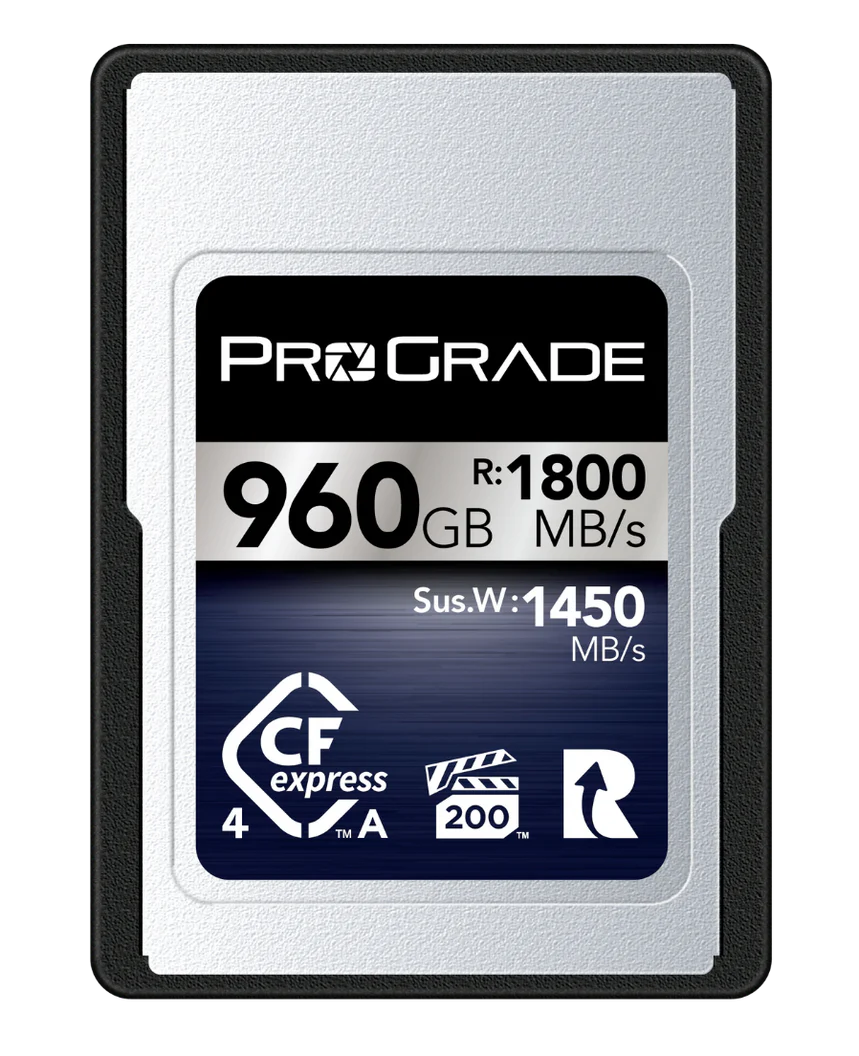Prograde เปิดตัว CFexpress Type-A และ Type-B ใหม่ ! ซีรีย์ Irridium 4.0 เมมโมรี่การ์ดเน้นความคุ้ม เร็ว แรง รองรับมาตรฐาน VPG รองรับ Refresh Pro 7 CFexpress4.0TypeAIridium960GB 898x1104 20915723 1df3 4acb 853f