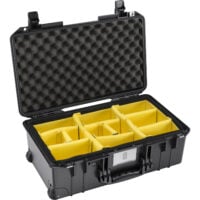 Pelican 1535 AirWD Wheeled Carry-On Hard Case with Padded Divider Insert