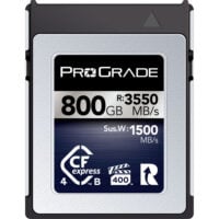 กล้องดิจิตอลประกันศูนย์ เลนส์ อุปกรณ์เสริมกล้อง อุปกรณ์วีดีโอ ไมค์ 191 ProGrade Digital 800GB CFexpress 4.0 Type B Iridium Memory Card