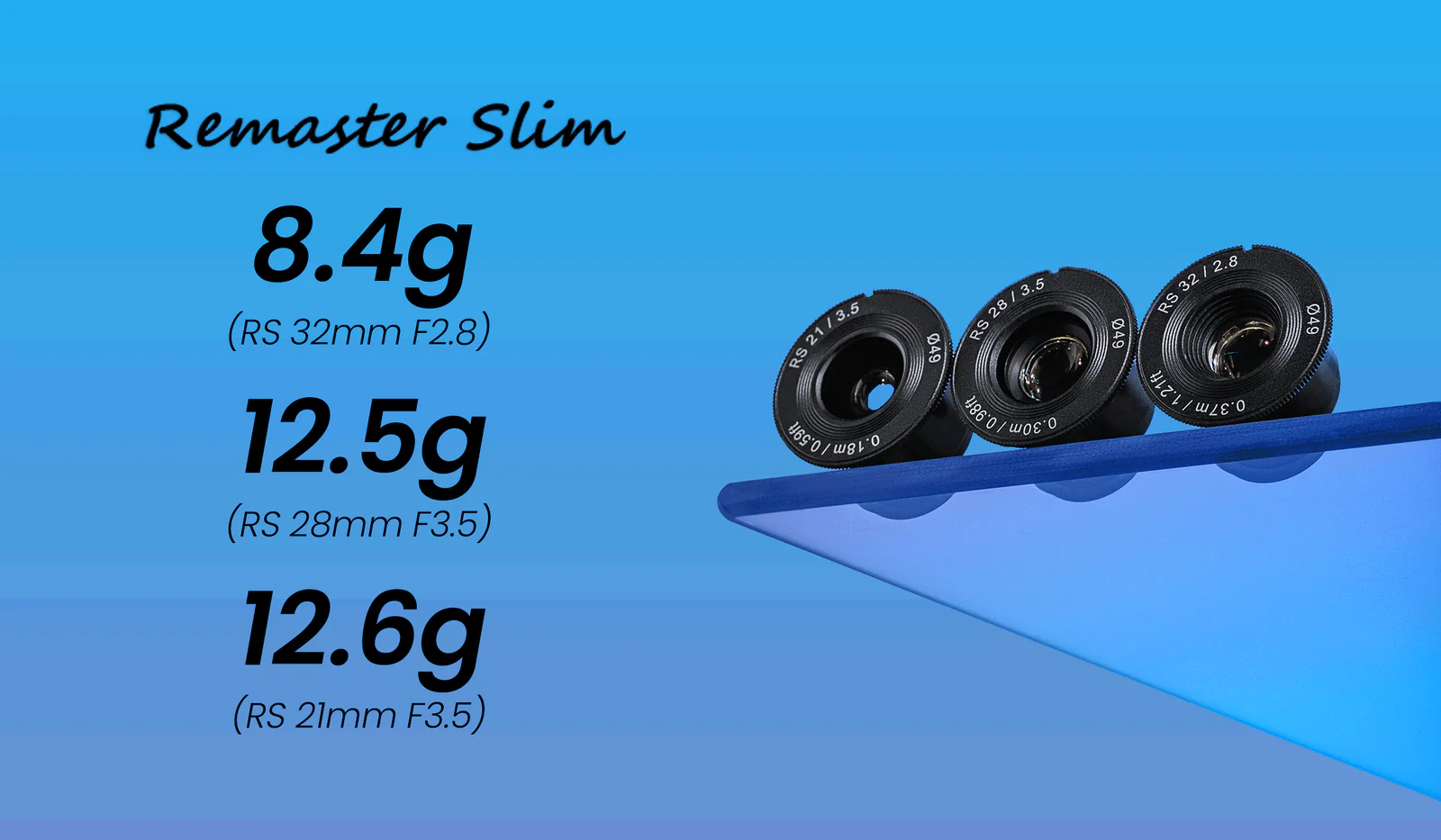 เลนส์เเพนเค้กเปลี่ยนระยะได้ 21mm 28mm 32mm Rokinon Remaster Slim สำหรับ Sony E-Mount (samyang) 2 สเปก Rokinon Remaster Slim