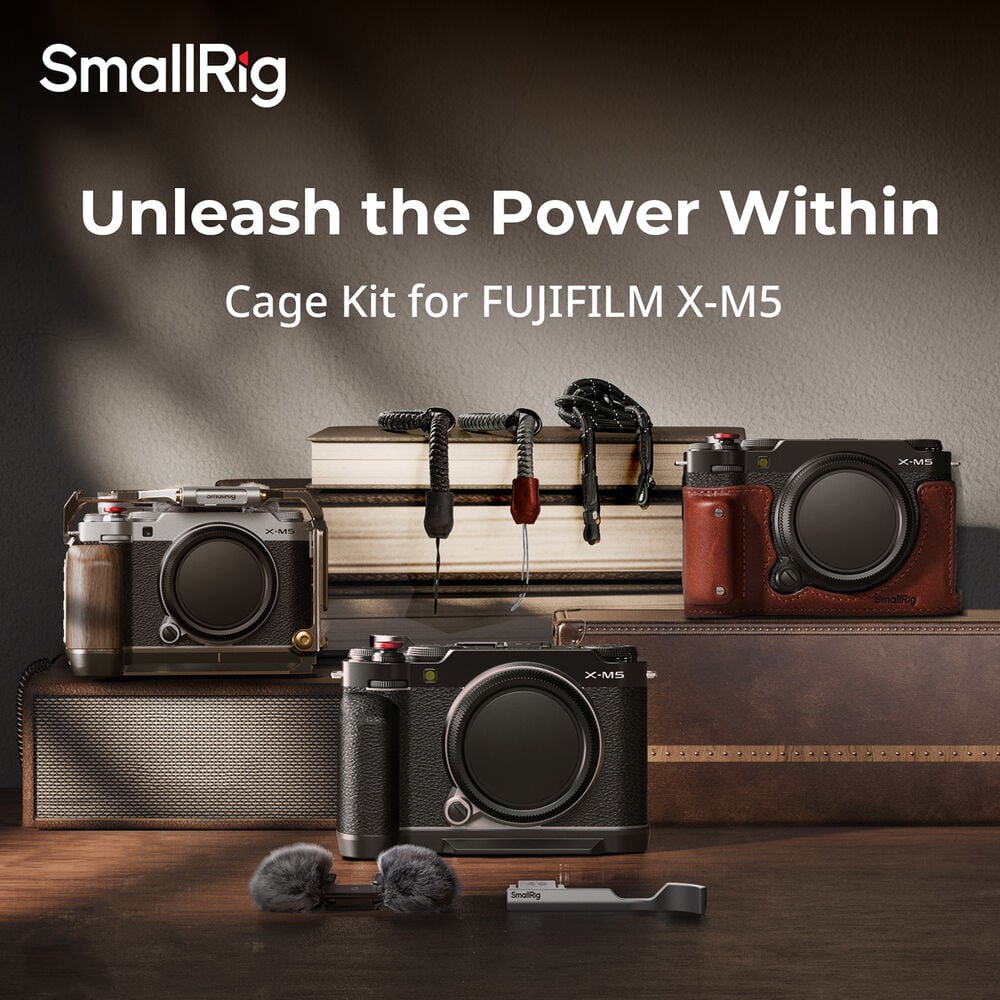 SmallRig L-Shape Mount Plate with Silicone Handle for FUJIFILM X-M5