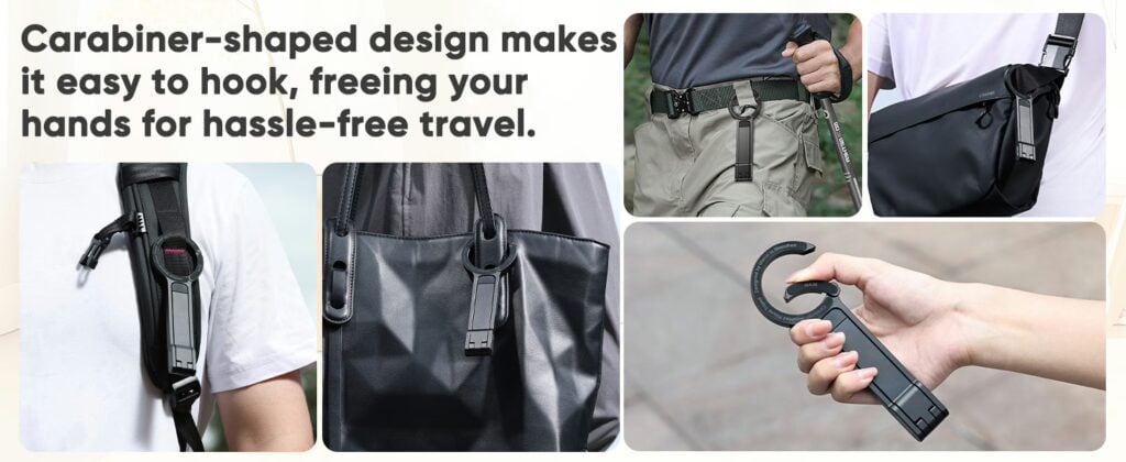 Ulanzi MA30 Carabiner Mounted Phone Tripod