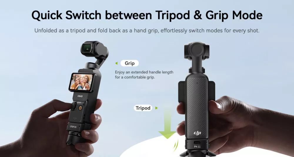 Ulanzi PK08 ขาตั้ง สำหรับกล้อง DJI Osmo Pocket 3