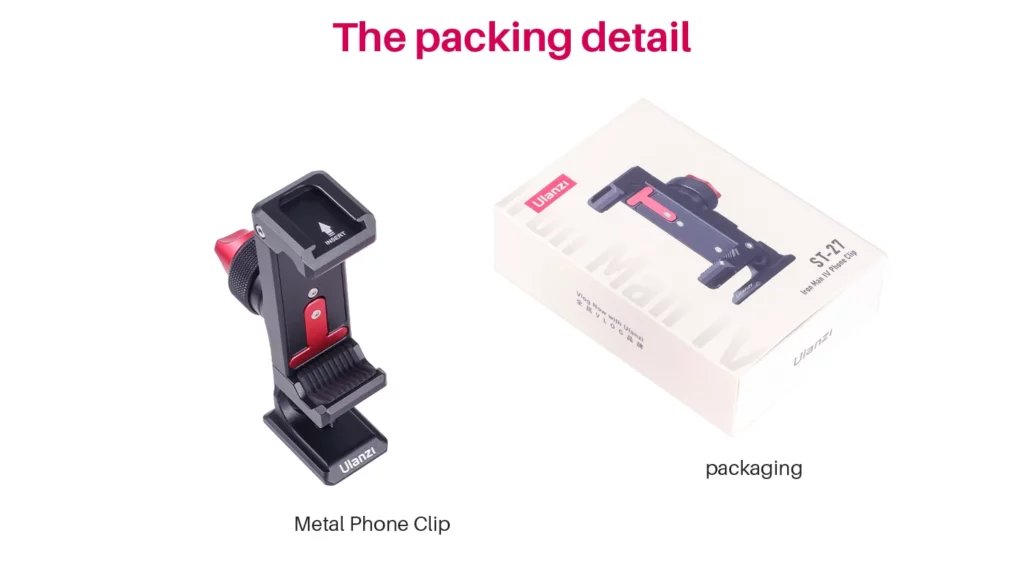 Ulanzi ST 27 Metal Phone Clip 10