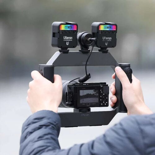 Ulanzi U-Rig Light ด้ามจับสำหรับสมาร์ทโฟน มาพร้อมกับไฟ LED เพิ่มความสว่าง และมาพร้อมรีโมทบูลทูธ