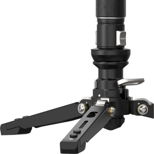 YC ONION PINETA Pro Carbon Fiber Monopod with Pedal Base and FH60 Fluid Head