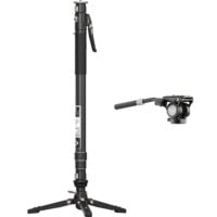 YC-ONION-PINETA-Pro-Carbon-Fiber-Monopod-with-Pedal-Base-and-FH60S-Fluid-Head