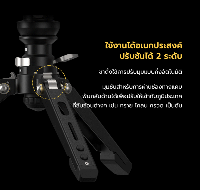 YC ONION PINETA Pro Carbon Fiber Monopod with Pedal Base and FH60 Fluid Head