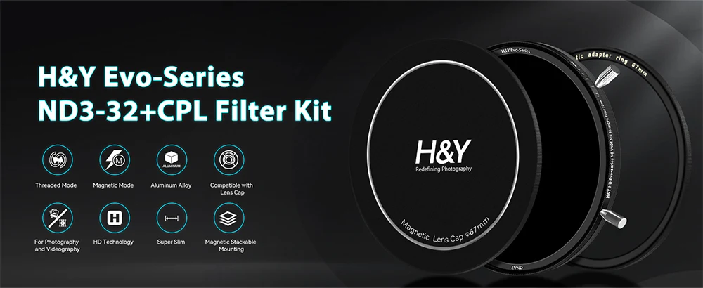 H&Y EVO Series MRC HD Variable ND3-32 Filter Kit