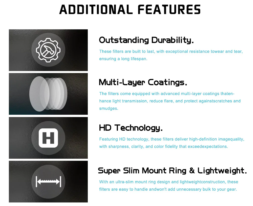 H&Y HD EVO series Magnetic IRND16 Filter Kit