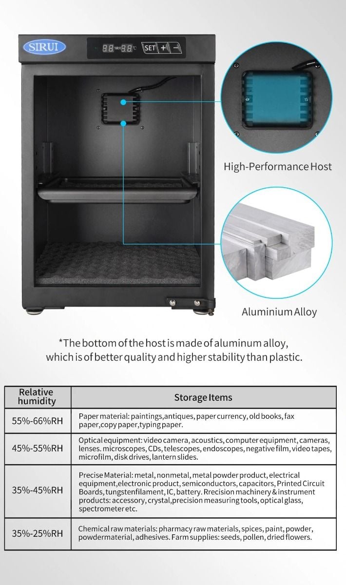 Sirui HC40X Electronic Dry Cabinet 40L HC-40X