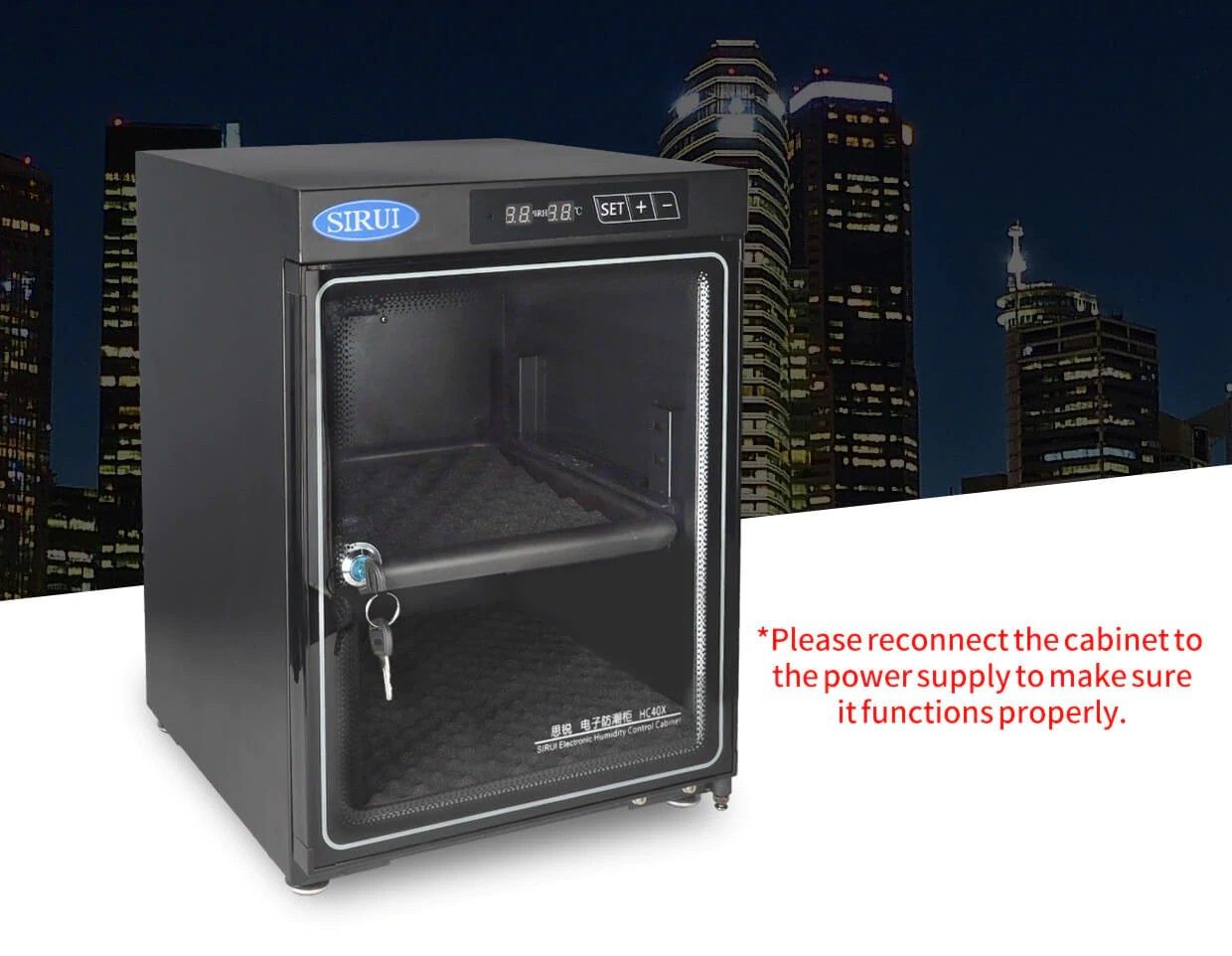 Sirui HC40X Electronic Dry Cabinet 40L HC-40X