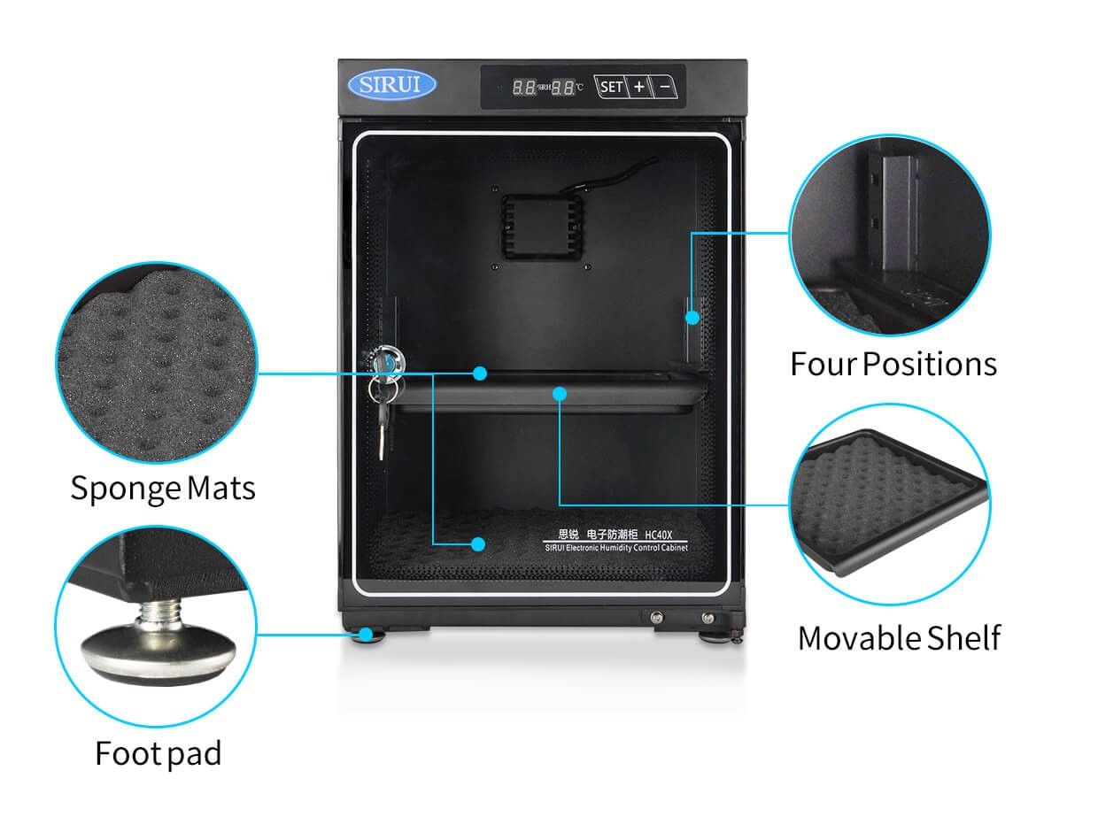 Sirui HC40X Electronic Dry Cabinet 40L HC-40X