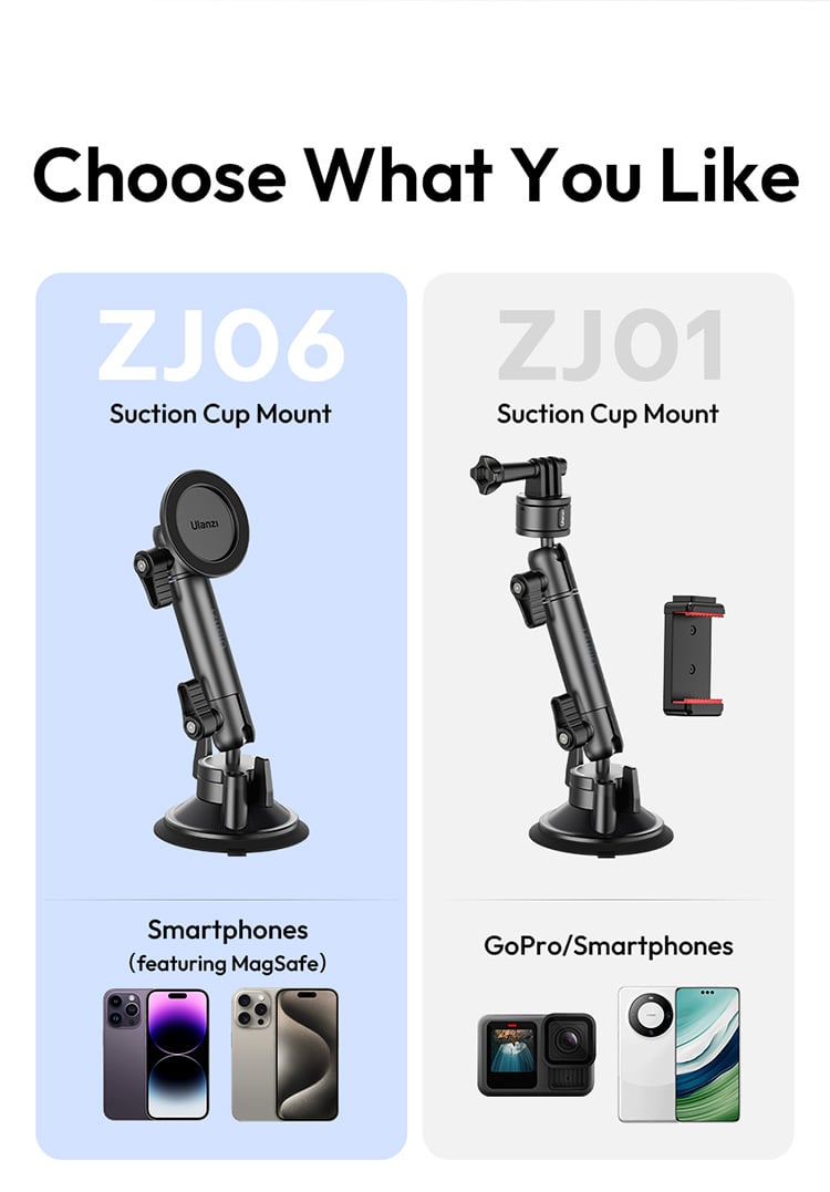 Ulanzi ZJ06 Suction Cup Mount