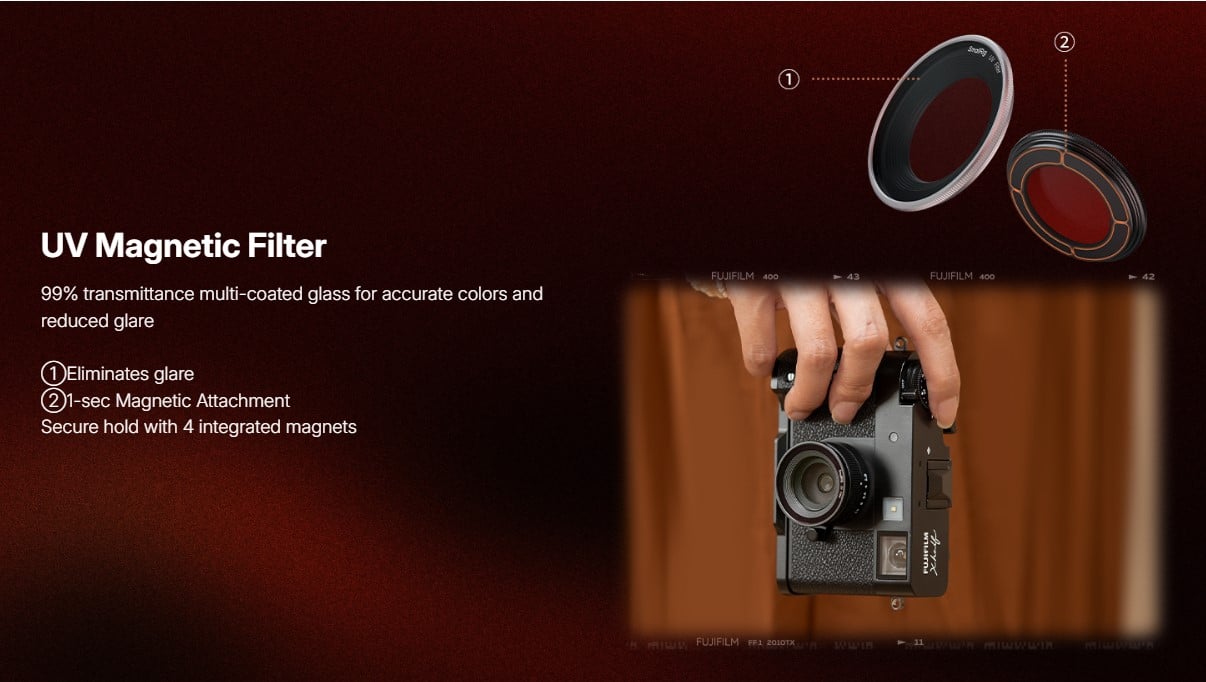 SmallRig Magnetic UV Filter for Fujifilm X-half (ประกันศูนย์) 15 SmallRig Magnetic UV Filter for Fujifilm X-half