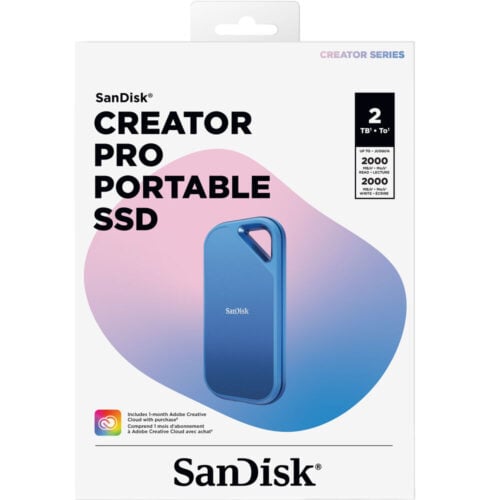 SanDisk Creator Pro Portable SSD USB 3.2 Gen 2x2 1TB/2TB/4TB (ประกันศูนย์) 5 SanDisk Creator Pro Portable SSD USB 3.2 Gen 2x2