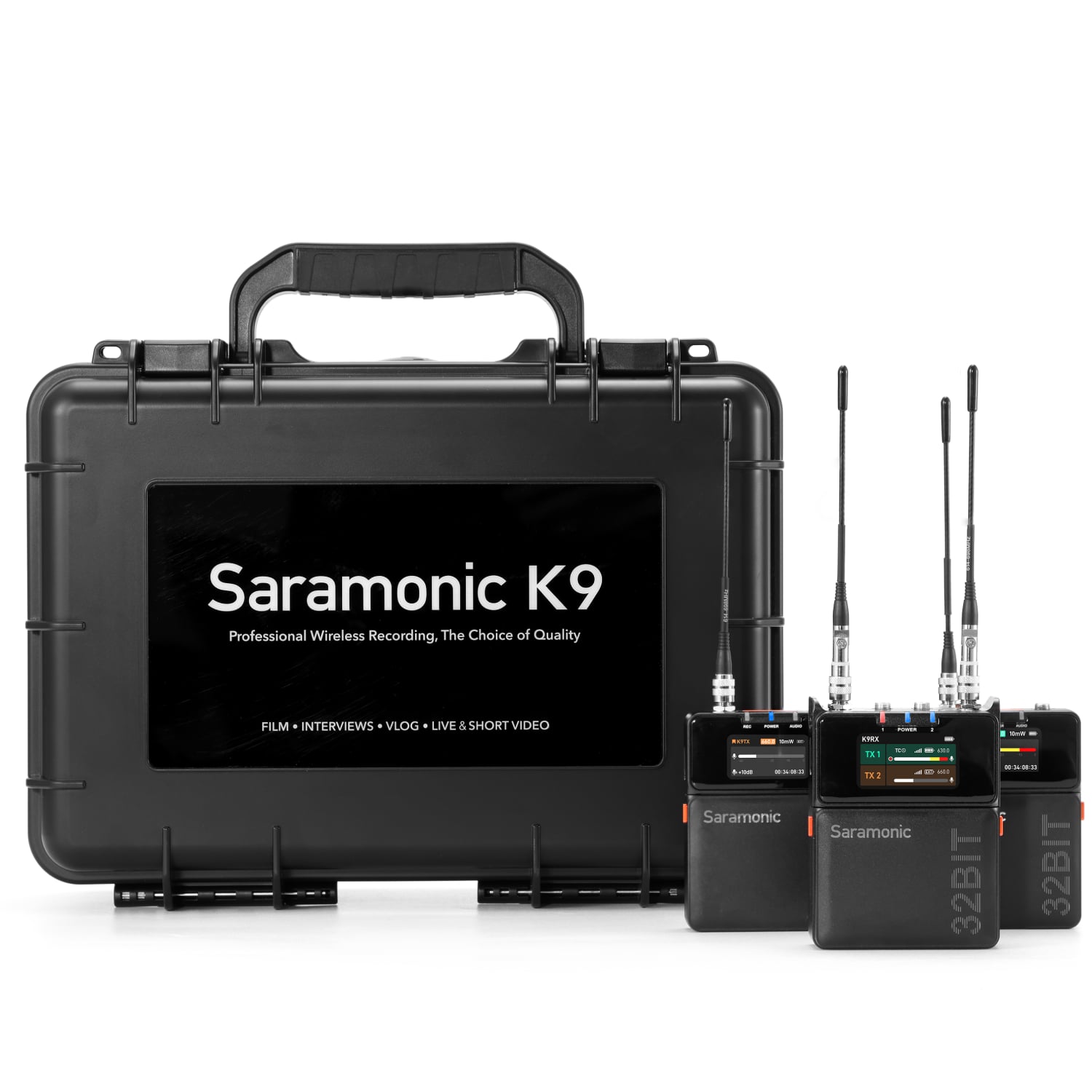 Saramonic K9 Dual-Channel Digital UHF Wireless Audio System 12 Saramonic K9 Dual-Channel Digital UHF Wireless Audio System
