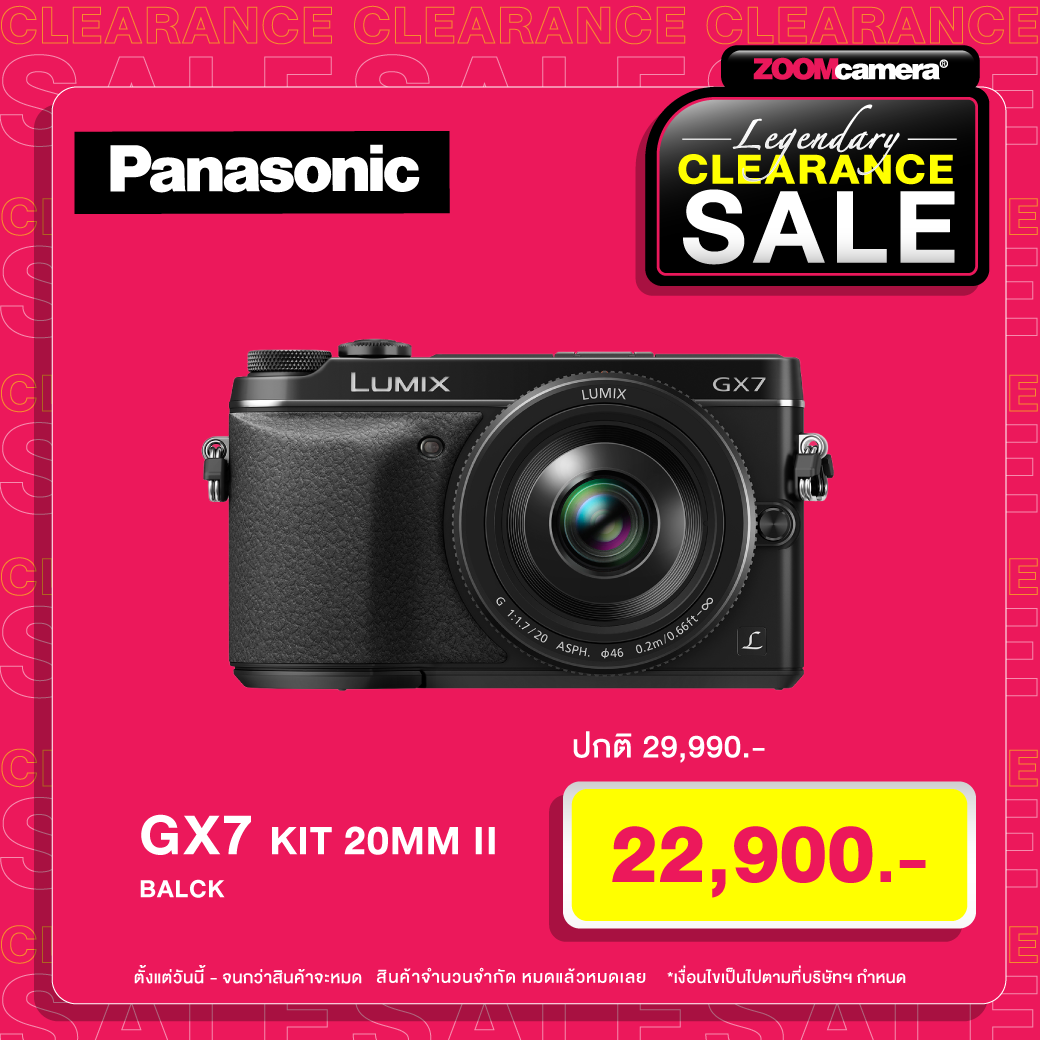 Panasonic GX7 Kit 20mm II Legendary Clearance SALE 2925 1