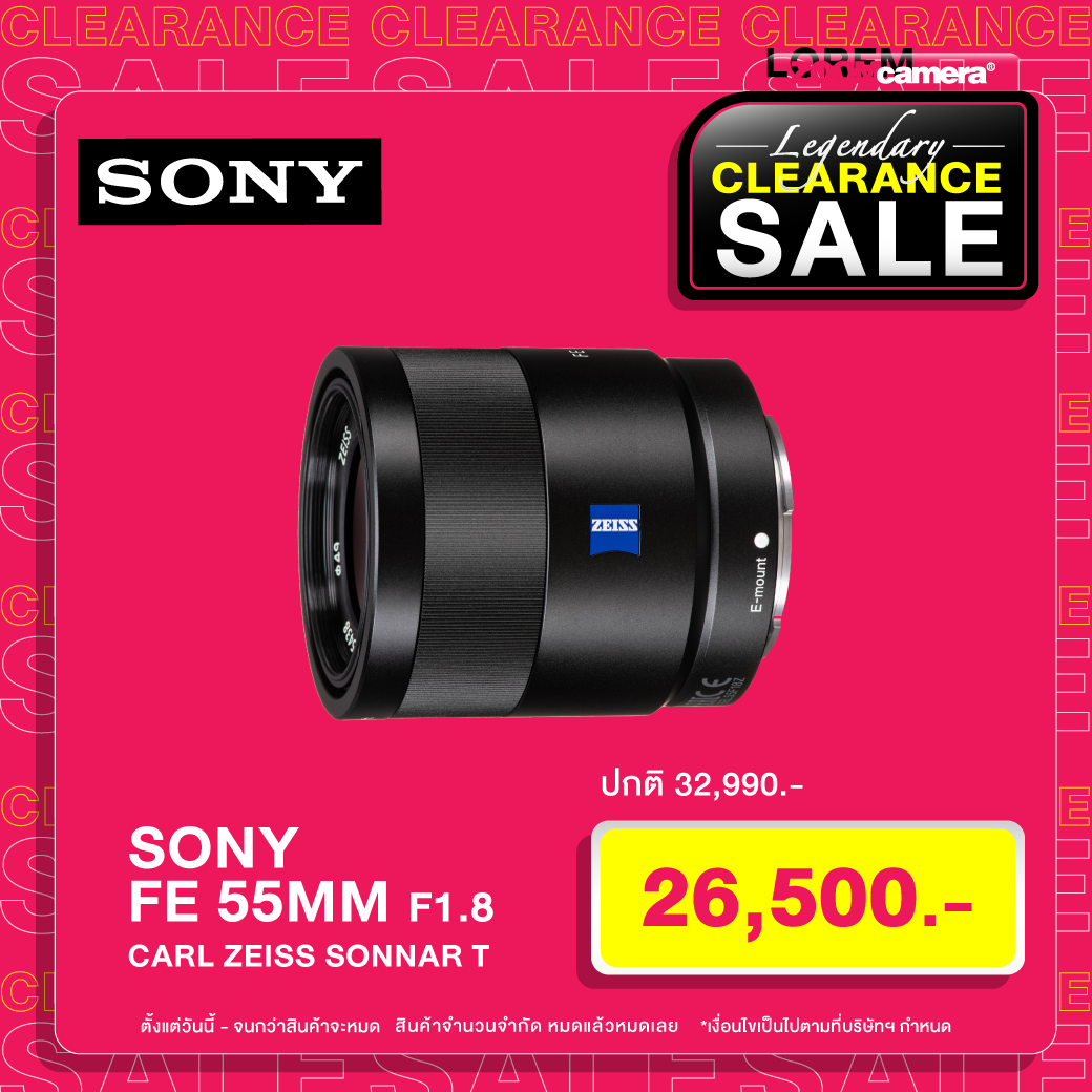 Sony FE 55mm F1.8 Carl Zeiss Sonnar T Legendary Clearance SALE 2025 1