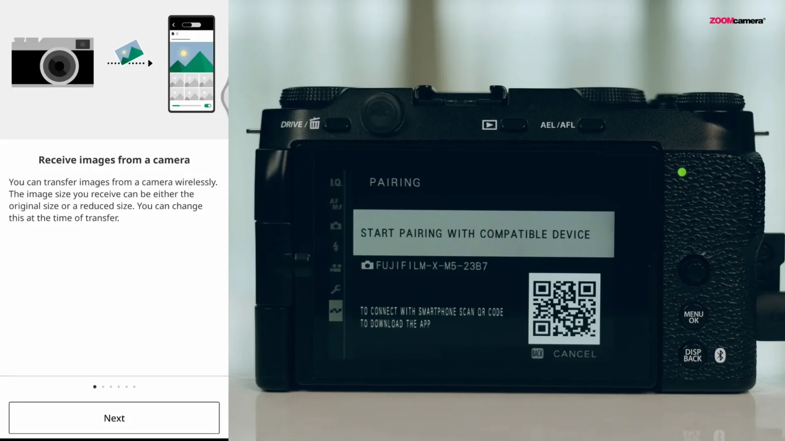 สอนใช้กล้อง fujifilm สำหรับมือใหม่ฟูจิฟิล์มฉบับจับมือทำ อัพเดทปี 2025 เป็นต้นไป (Fujifilm the Series 2025) 39 หน้าจอต้อนรับของแอป X App บนสมาร์ทโฟน